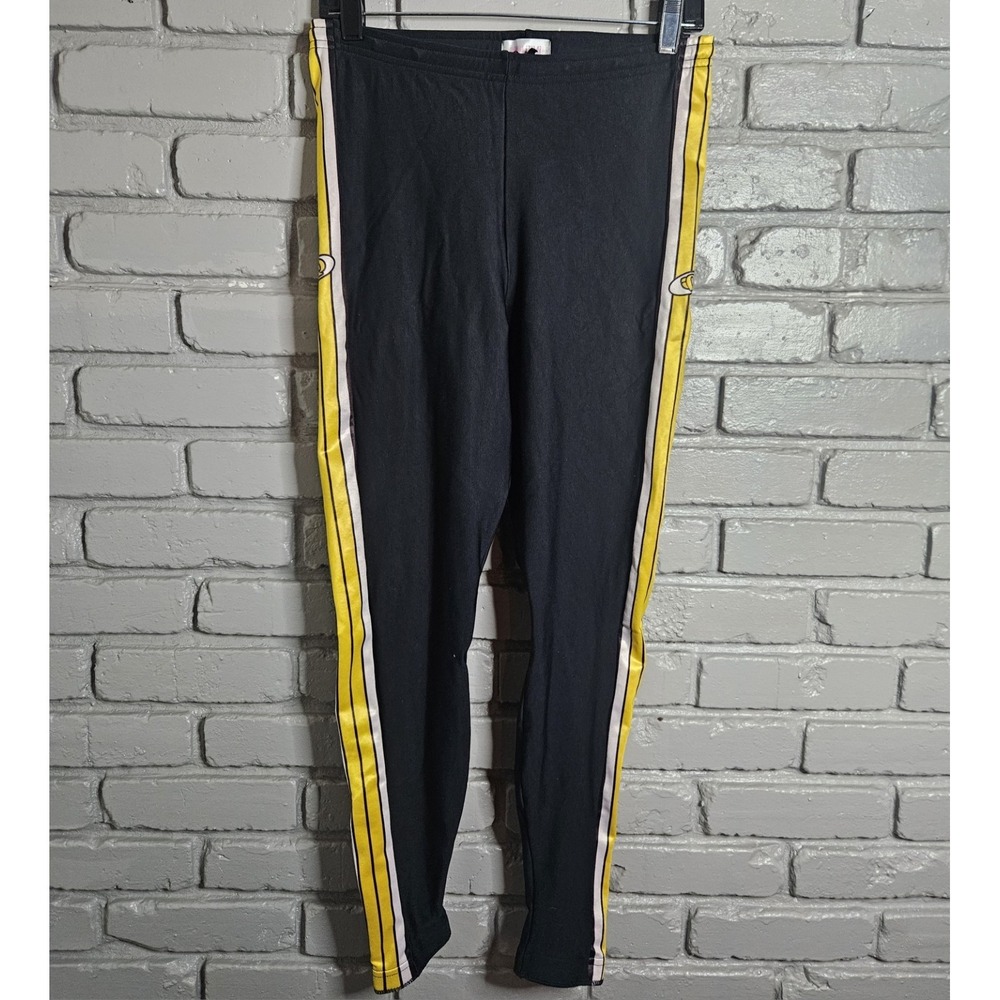 Vintage Pearl Izumi Technical Wear Women's Cycling Pants Size L Yellow Stripe‎